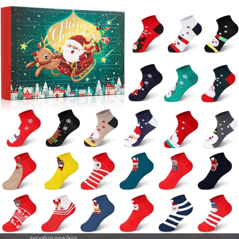 Christmas Stocking Advent Calendar With Festive Charm