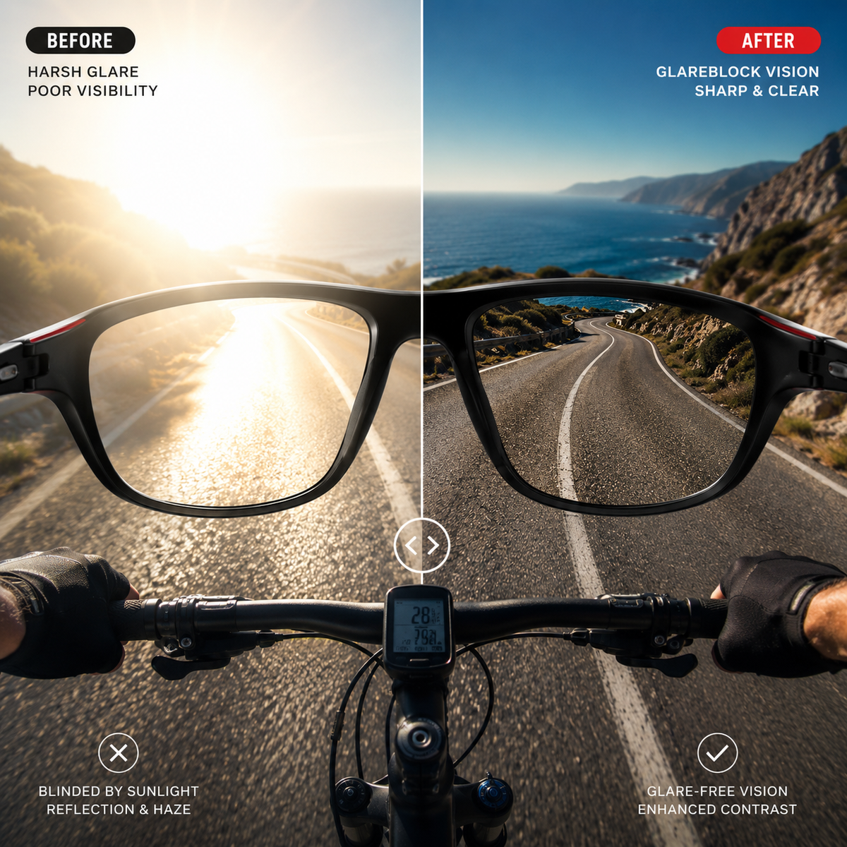 Polarized Sport Sunglasses for Glare-Free Clarity