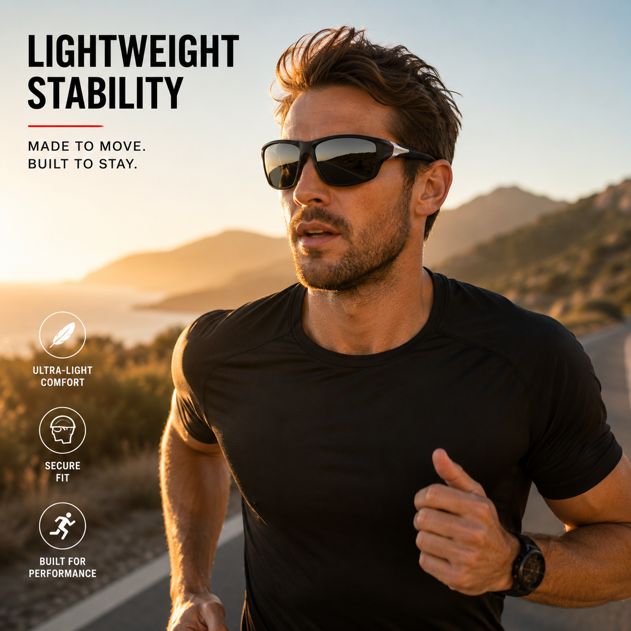 Polarized Sport Sunglasses for Glare-Free Clarity