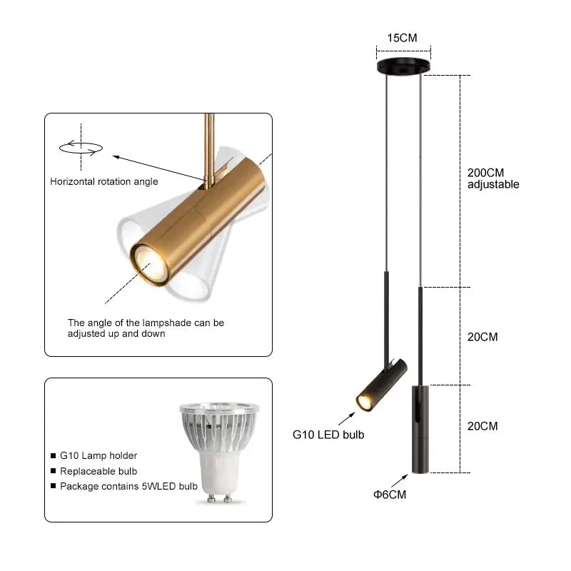 Nysaia LED Bedroom Pendant Light for Serene Ambience