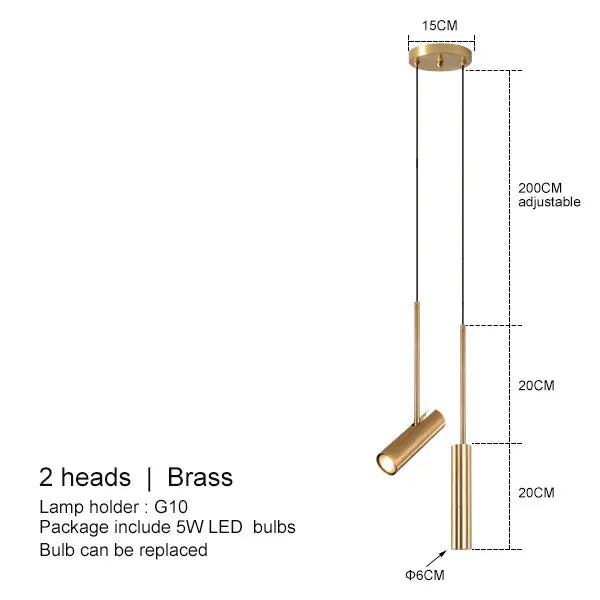 Nysaia LED Bedroom Pendant Light for Serene Ambience