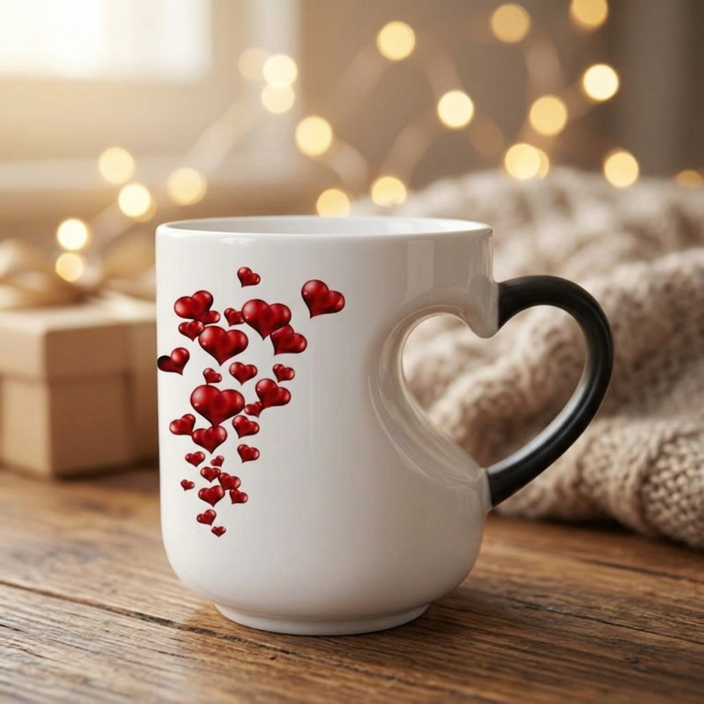 Herz-Entdeck Tasse mit verstecktem Charme