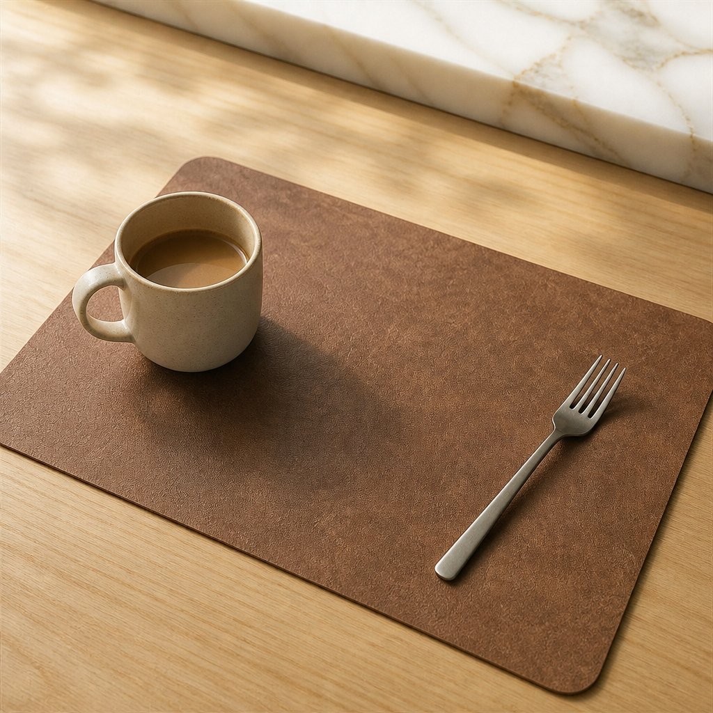 Individuales de mesa reversibles para cenas refinadas