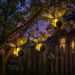 Solar Hanging Bee Lamp With Garden Glow