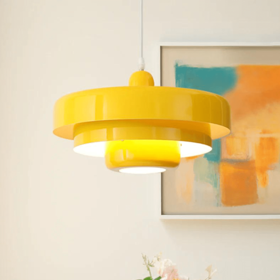 TRILORA – Elegant three-level pendant light in macaron colors