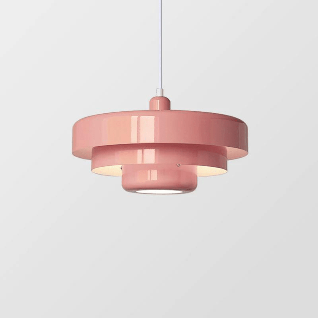 TRILORA – Elegant three-level pendant light in macaron colors