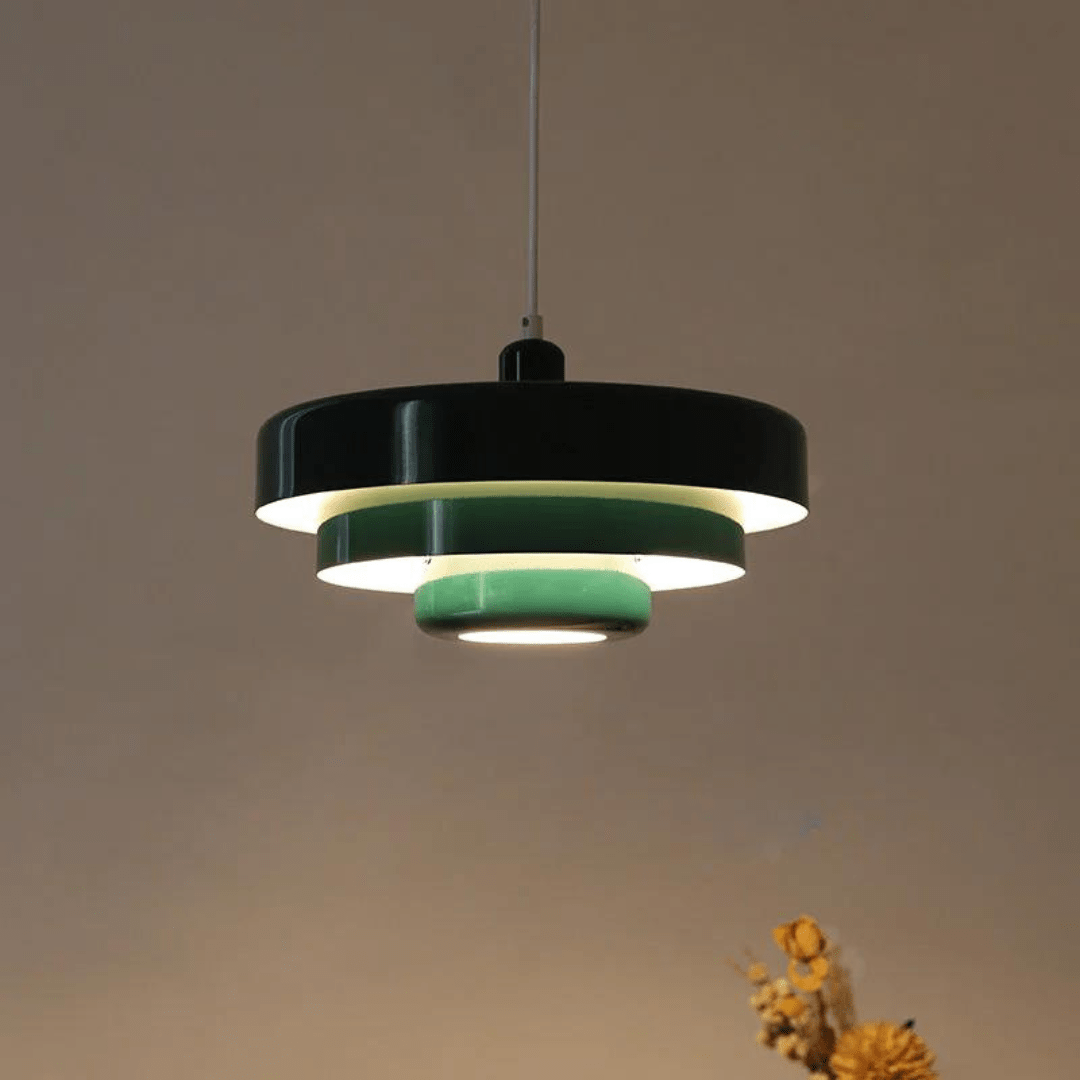 TRILORA – Elegant three-level pendant light in macaron colors