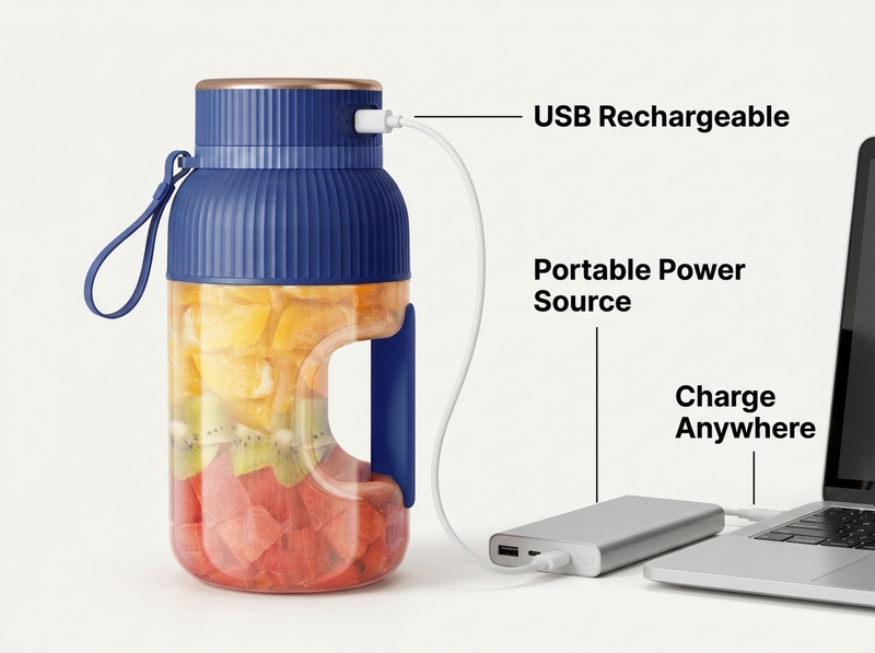 Blend anywhere there is a USB port