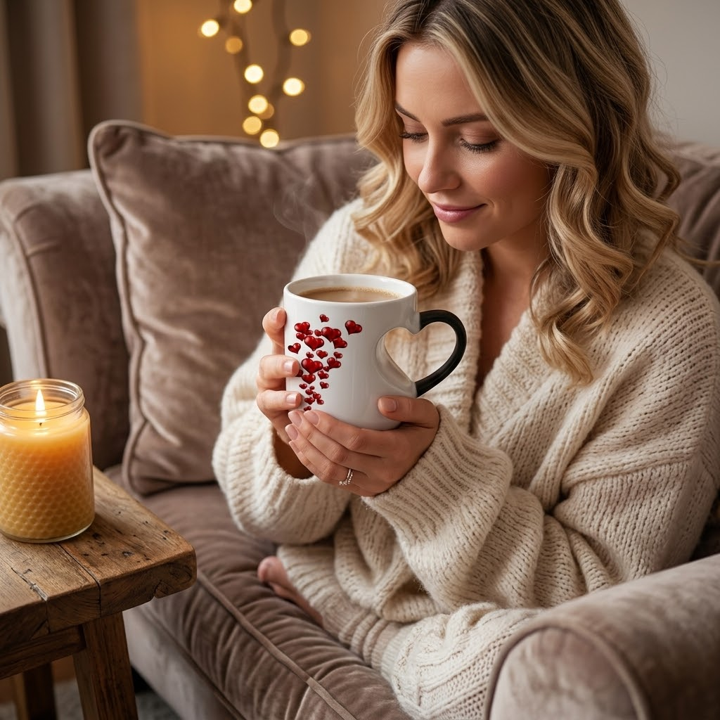 Herz-Entdeck Tasse mit verstecktem Charme