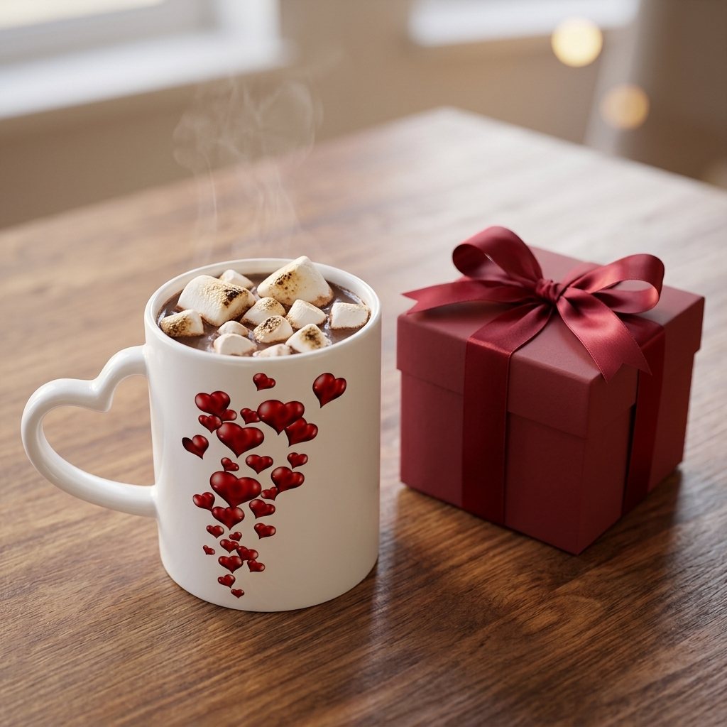 Herz-Entdeck Tasse mit verstecktem Charme