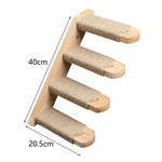 Wall-Mounted Cat Tree for Space-Saving Play