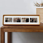 Wooden Photo Frame with Mat for Multiple Photos