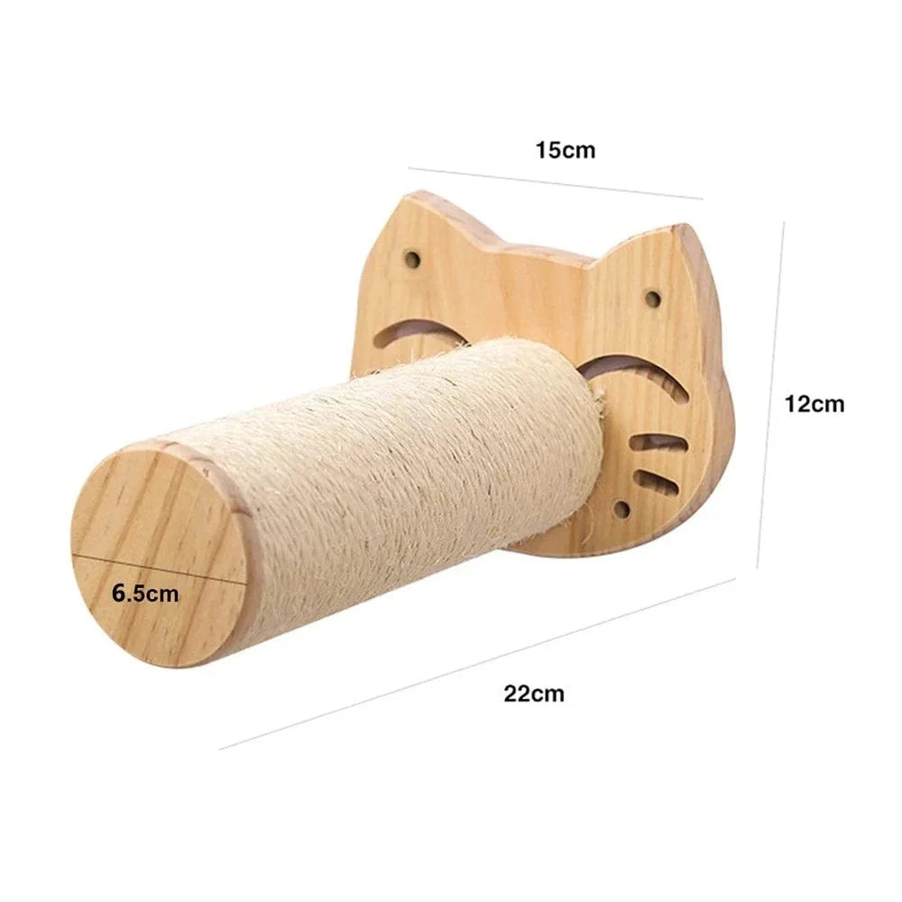 Wall-Mounted Cat Tree for Space-Saving Play