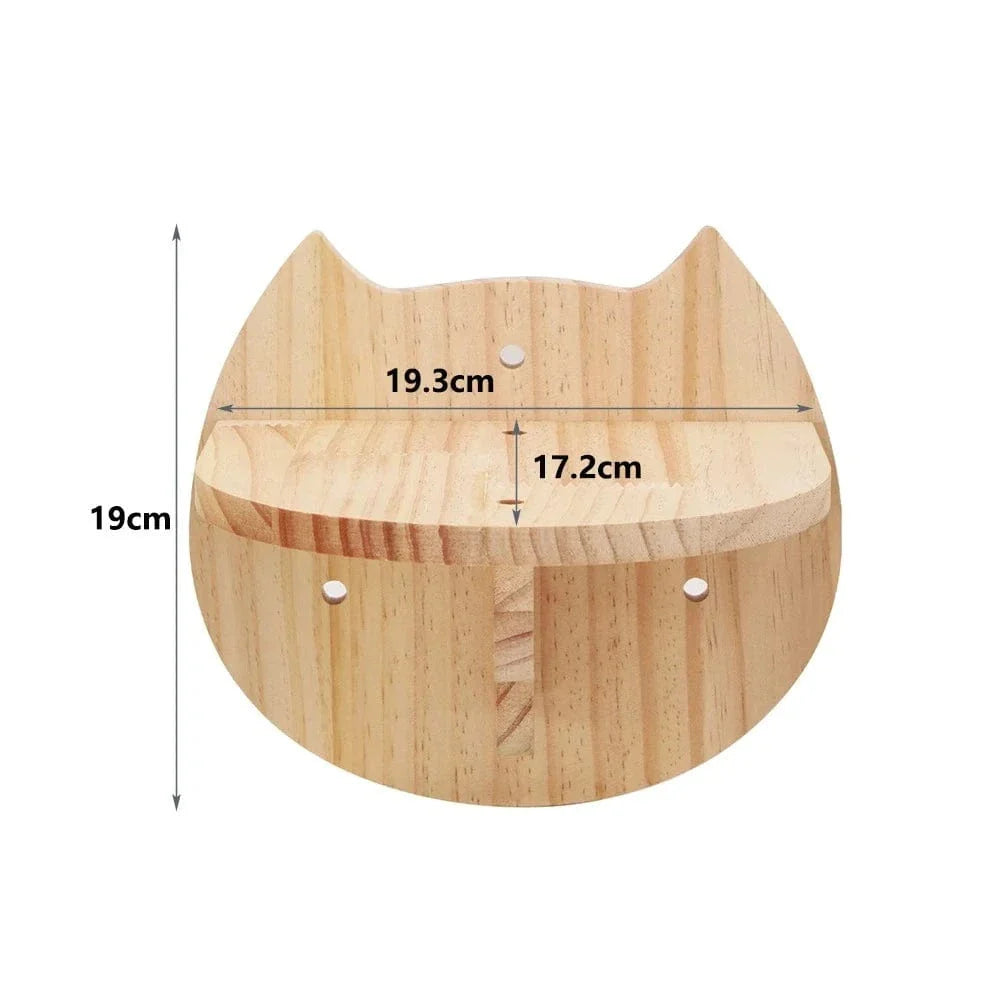 Wall-Mounted Cat Tree for Space-Saving Play