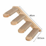 Wall-Mounted Cat Tree for Space-Saving Play