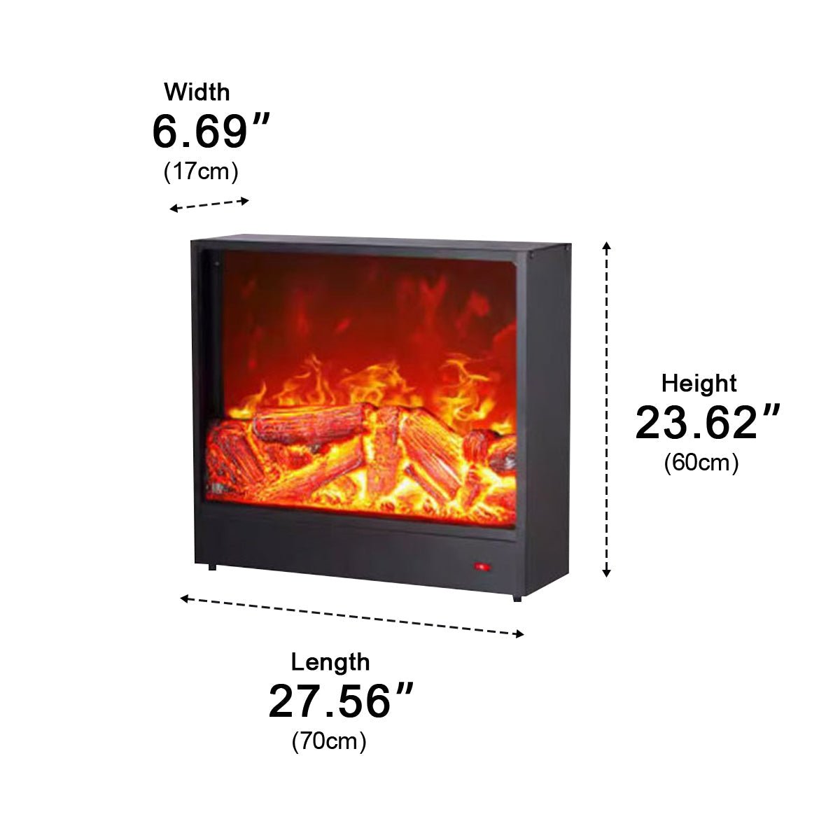 3D LED Flame Fireplace Lighting for Ambiance