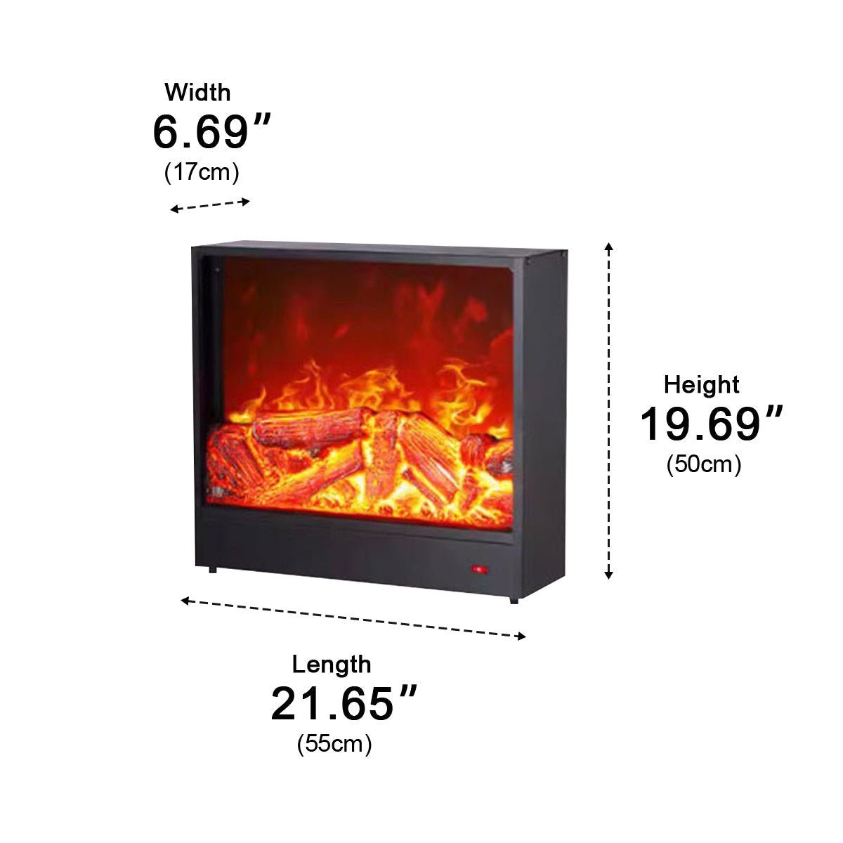3D LED Flame Fireplace Lighting for Ambiance