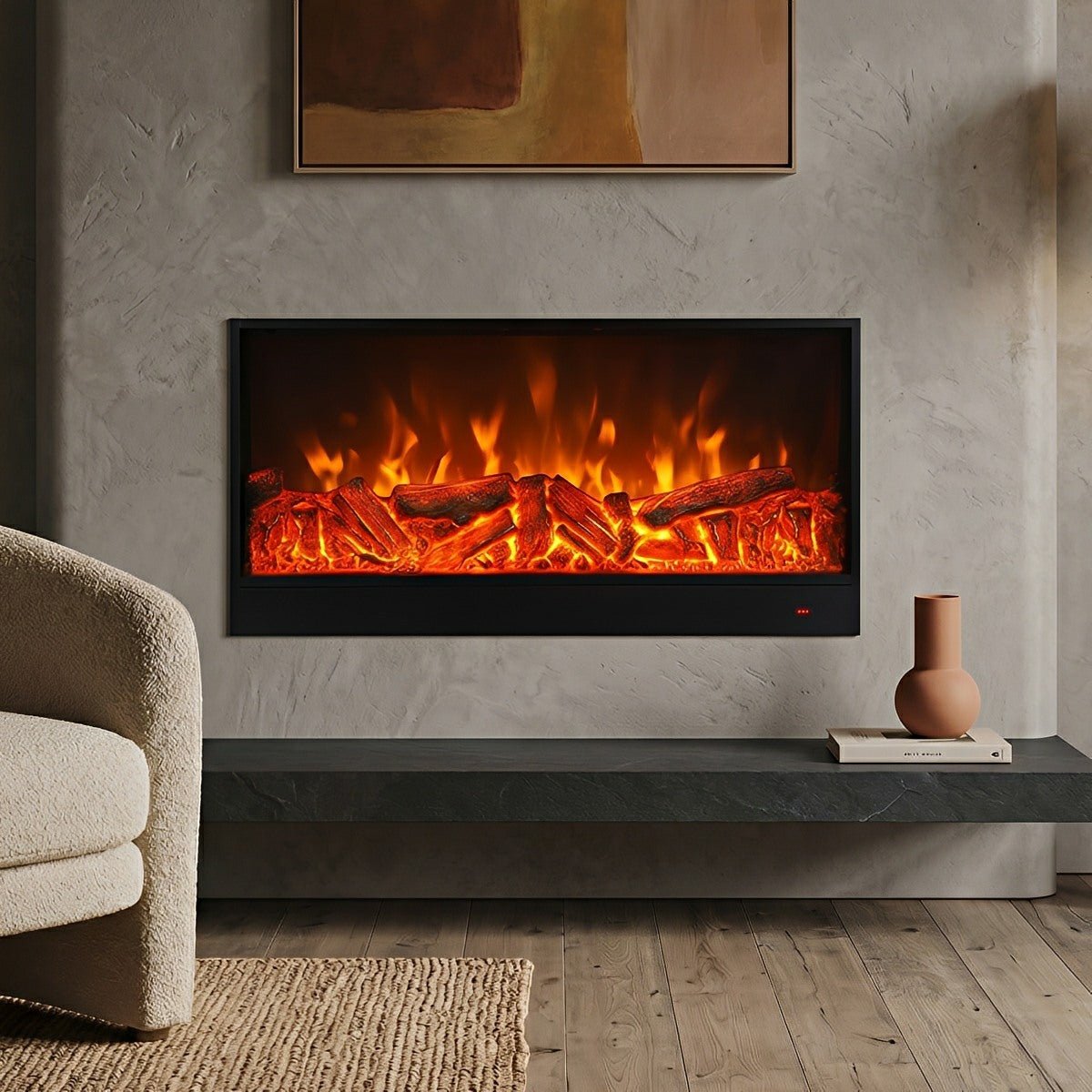 3D LED Flame Fireplace Lighting for Ambiance