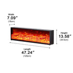 3D LED Flame Fireplace Lighting for Ambiance
