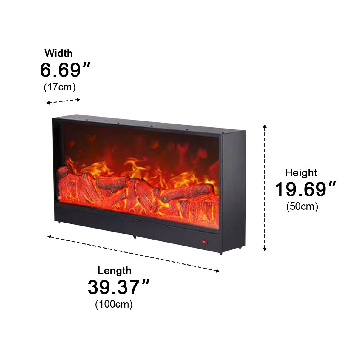 3D LED Flame Fireplace Lighting for Ambiance