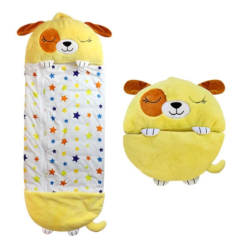 Sacco a Pelo 2-in-1 con Peluche per Avventure Accoglienti