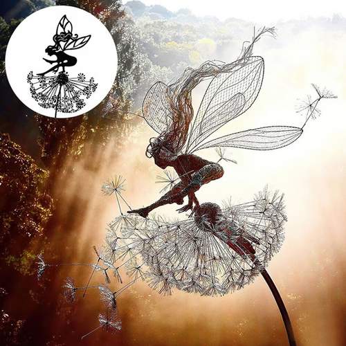 Steel Fairy Garden Sculptures Add Enchantment