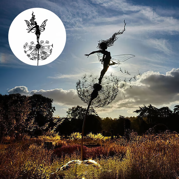 Steel Fairy Garden Sculptures Add Enchantment
