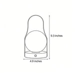 Ribbed Glass LED Lantern For Soft Atmosphere