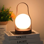 Ribbed Glass LED Lantern For Soft Atmosphere