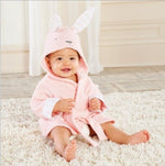 Animal Hooded Cotton Baby Bathrobe