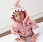 Animal Hooded Cotton Baby Bathrobe