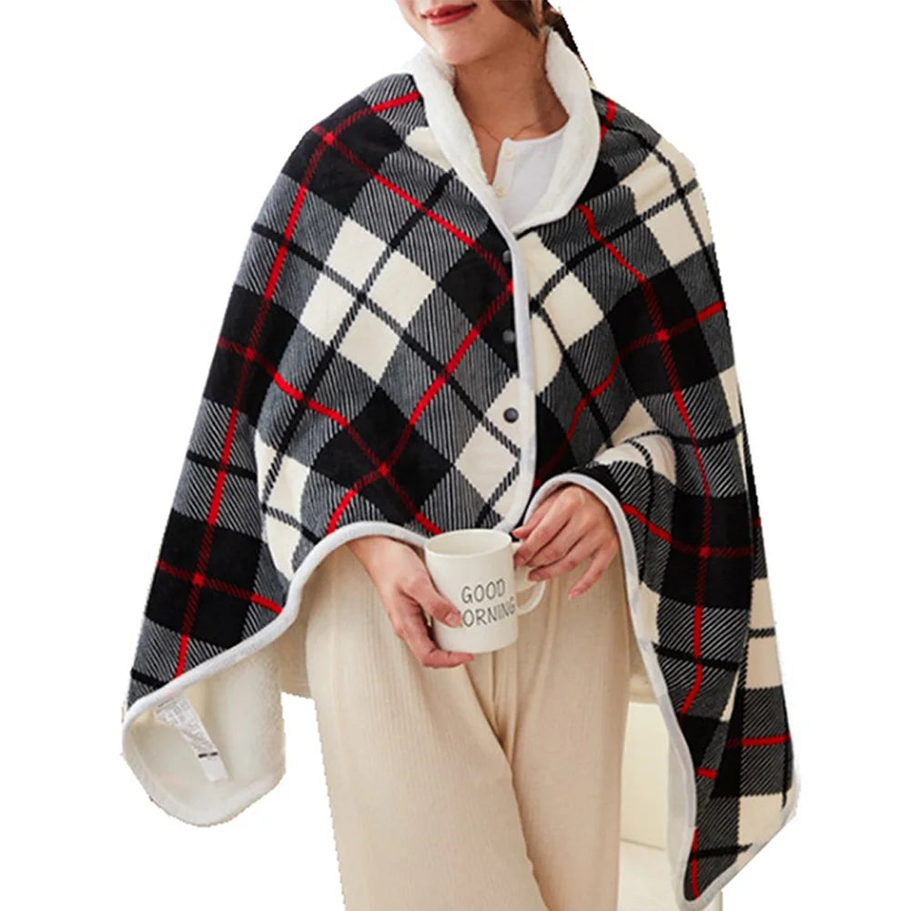 USB Heated Shawl Blanket For Instant Warmth