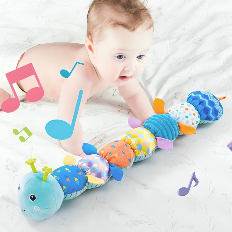 Sensory Plush Caterpillar Baby Toy