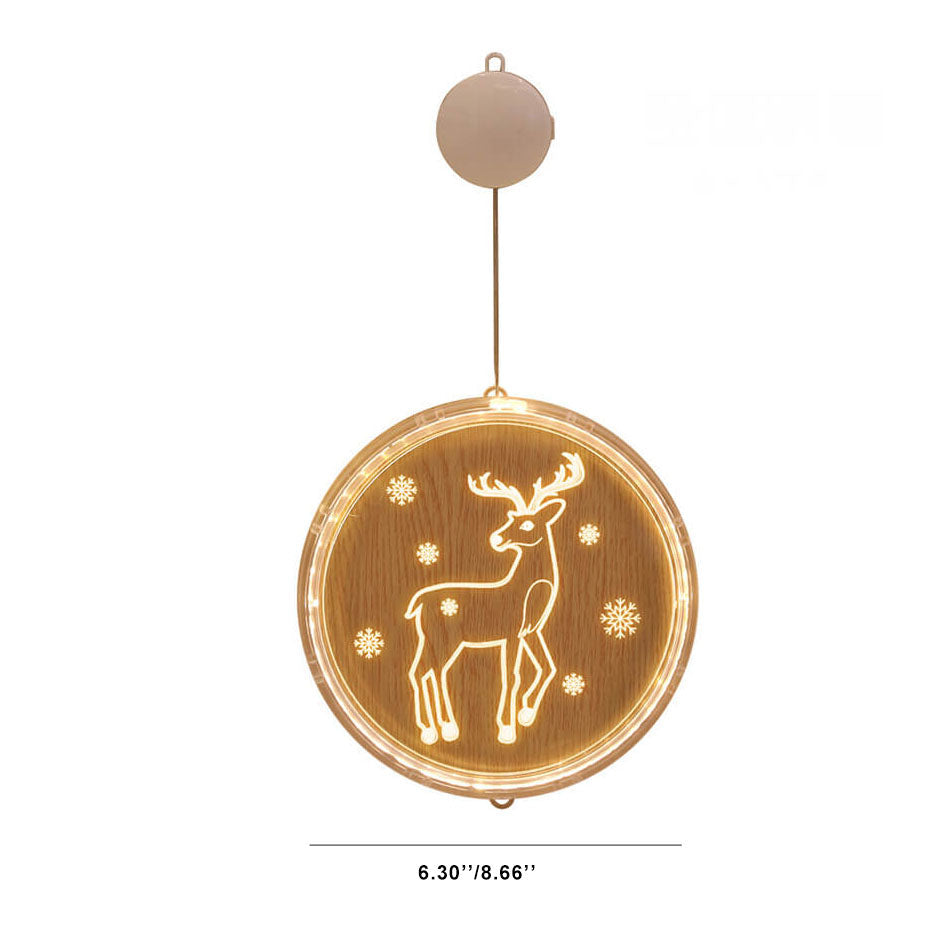 Christmas Suction Cup Light For Festive Glow