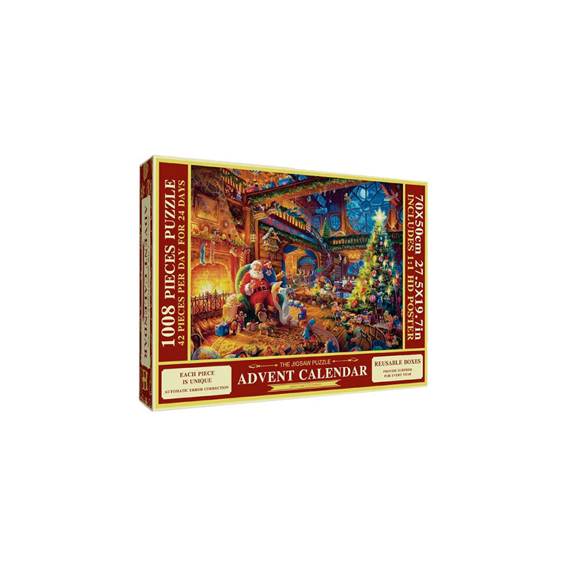 Calendario dell'Avvento Puzzle di Natale per Serate Festive