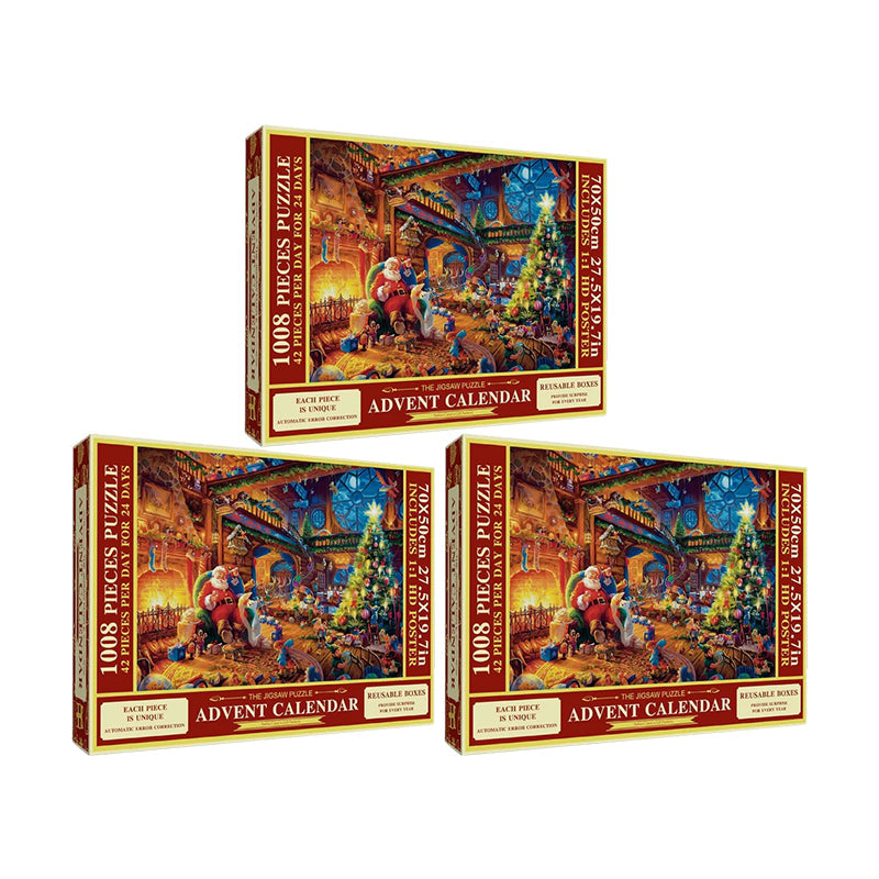 Calendario dell'Avvento Puzzle di Natale per Serate Festive