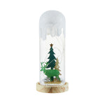 Snowy Glass Dome Lamp For Holiday Glow