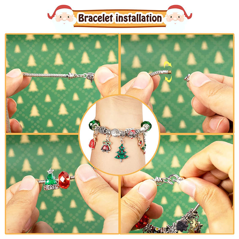 DIY-Adventskalender-Armband-Set für festlichen Charme