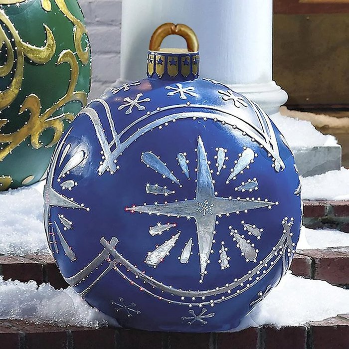 Pallina Gonfiabile per Decorazioni Natalizie con Tocco Festoso