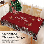 Christmas Tablecloth For Festive Table Character