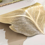 3D Gold Foil Placemats For Striking Tables
