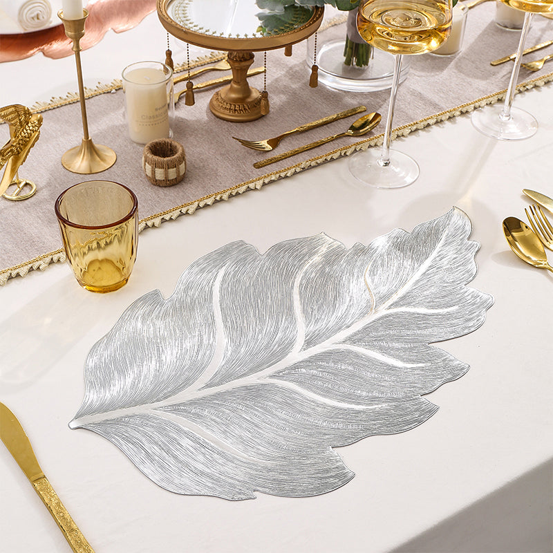 3D Gold Foil Placemats For Striking Tables