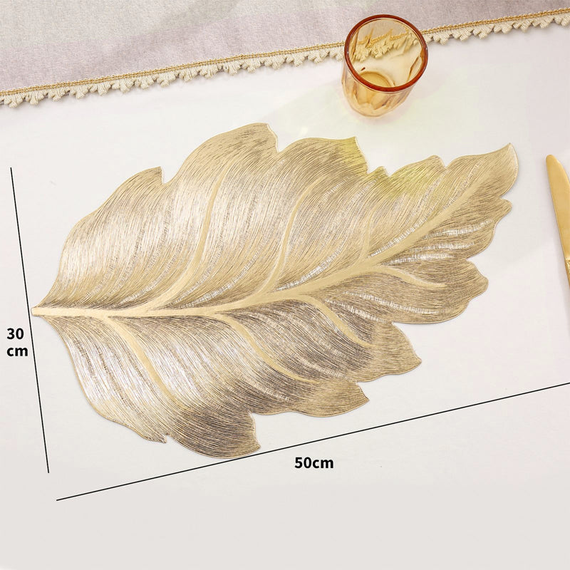 3D Gold Foil Placemats For Striking Tables
