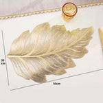 3D Gold Foil Placemats For Striking Tables