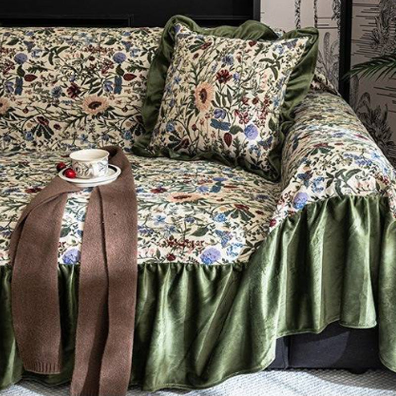 Floral Sofa Cover For Instant Character