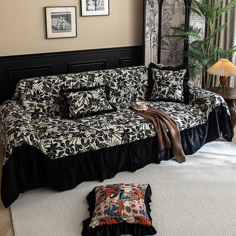 Floral Sofa Cover For Instant Character