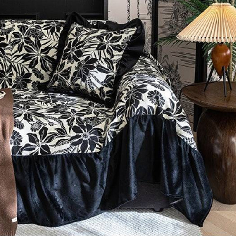 Floral Sofa Cover For Instant Character
