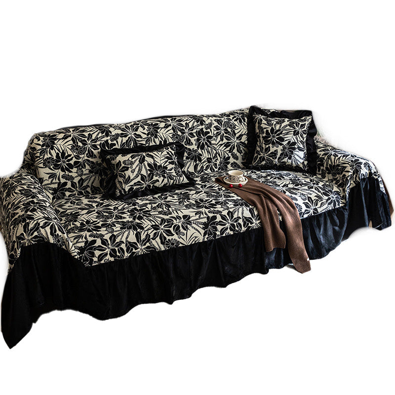 Floral Sofa Cover For Instant Character