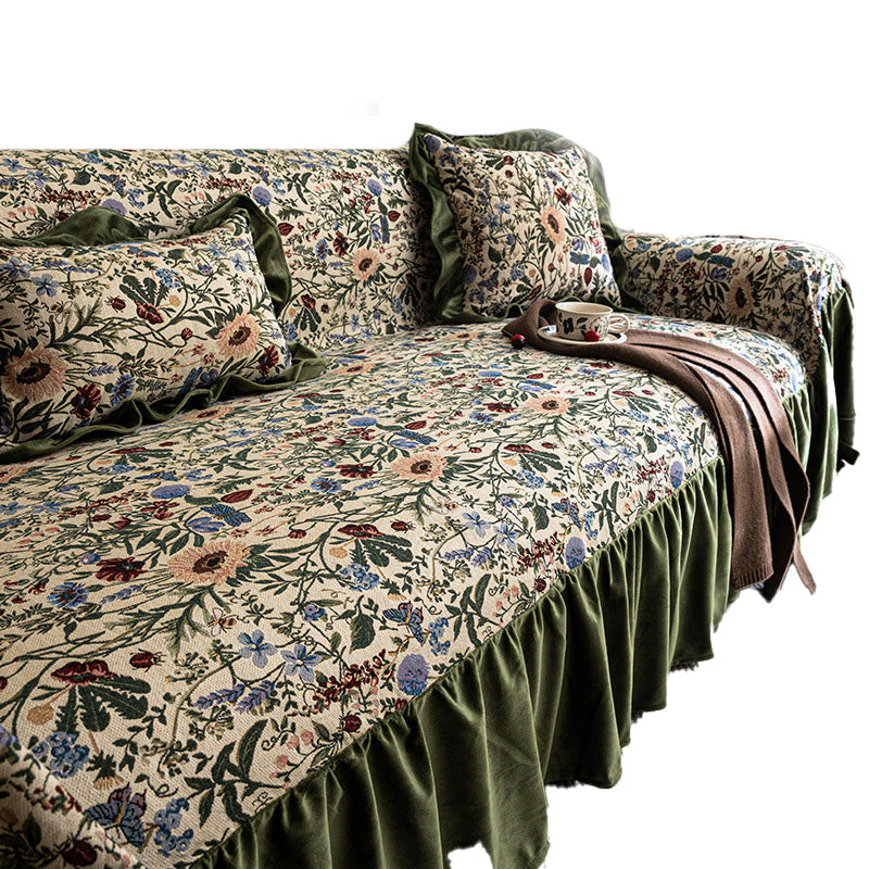 Floral Sofa Cover For Instant Character