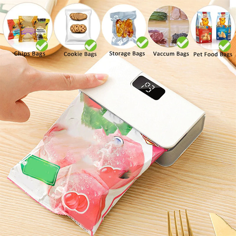 Mini Bag Sealer for Fresher Pantry Storage
